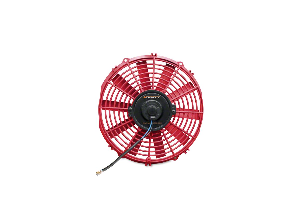 Mishimoto Tundra Slim Electric Fan; 12-Inch; Red MMFAN-12RD