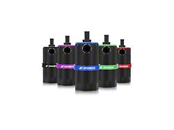 Mishimoto Baffled Oil Catch Can; Red (Universal; Some Adaptation May Be Required)