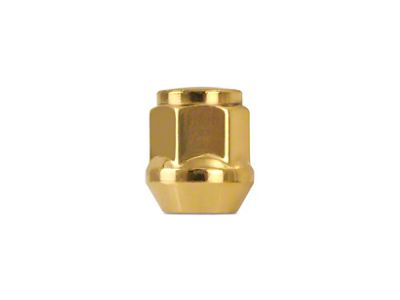 Mishimoto Gold Steel Acorn Lug Nuts; M14 x 1.5; Set of 24 (22-25 Tundra)