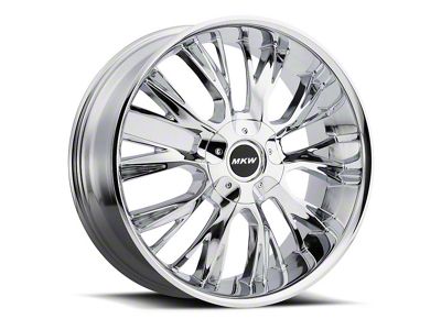 MKW M122 Chrome 6-Lug Wheel; 22x9; 18mm Offset (04-15 Titan)