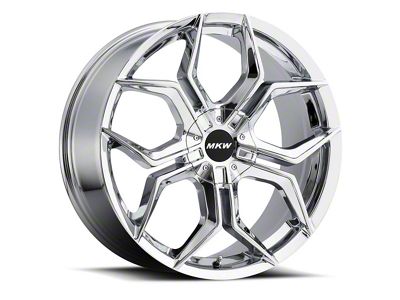 MKW M121 Chrome 6-Lug Wheel; 22x9; 18mm Offset (16-23 Tacoma)