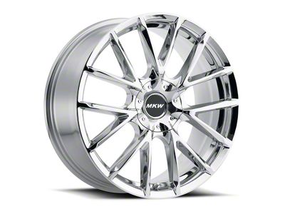 MKW M123 Chrome 6-Lug Wheel; 22x9; 18mm Offset (16-23 Tacoma)
