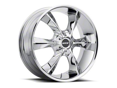 MKW M119 Chrome 6-Lug Wheel; 22x9; 18mm Offset (03-09 4Runner)