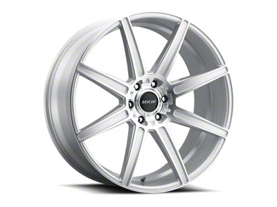 MKW M141 Silver 6-Lug Wheel; 24x10; 30mm Offset (22-26 Bronco Raptor)