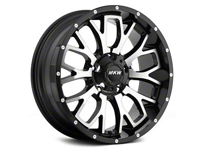 MKW Offroad M95 Satin Black Machined 6-Lug Wheel; 20x9; 10mm Offset (04-15 Titan)