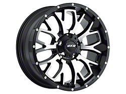 MKW Offroad M95 Satin Black Machined 6-Lug Wheel; 20x9; 10mm Offset (05-15 Tacoma)