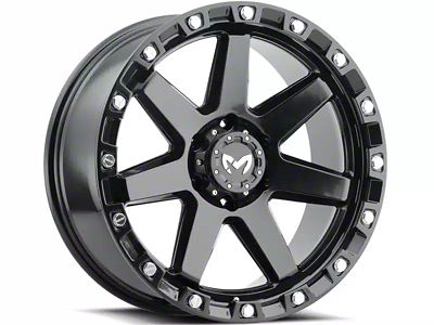 MKW Offroad M203 Satin Black 6-Lug Wheel; 17x8.5; 0mm Offset (24-25 Tacoma)