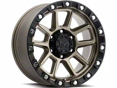 MKW Offroad M205 Matte Bronze 6-Lug Wheel; 20x9; -12mm Offset (24-25 Tacoma)
