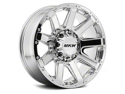 MKW Offroad M94 Chrome 6-Lug Wheel; 17x9; 10mm Offset (24-25 Tacoma)