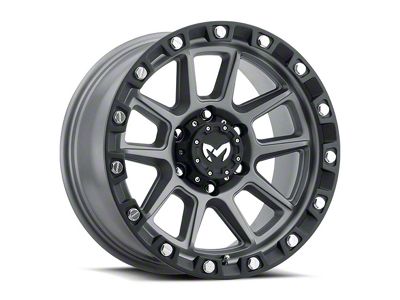 MKW Offroad M205 Matte Gray 6-Lug Wheel; 17x8.5; 0mm Offset (25-26 4Runner)