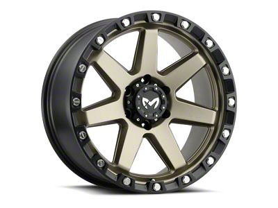 MKW Offroad M203 Matte Bronze 6-Lug Wheel; 20x9; 1mm Offset (22-26 Bronco Raptor)