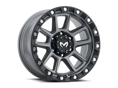 MKW Offroad M205 Matte Gray 6-Lug Wheel; 20x9; 1mm Offset (22-26 Bronco Raptor)
