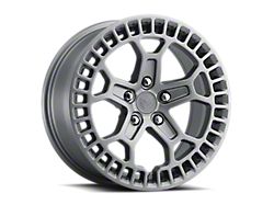 MKW Offroad M206 Matte Gray Wheel; 17x8; 35mm Offset (84-01 Jeep Cherokee XJ)