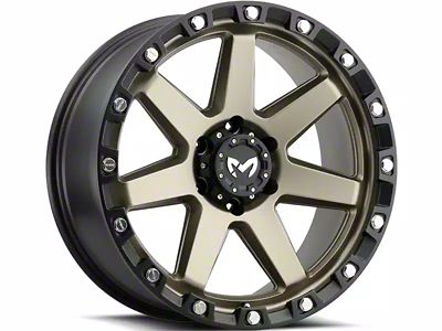MKW Offroad M203 Matte Bronze Wheel; 20x9; 1mm Offset (18-25 Jeep Wrangler JL)