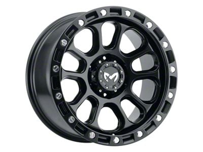 MKW Offroad M204 Satin Black Wheel; 18x9; -12mm Offset (18-25 Jeep Wrangler JL)