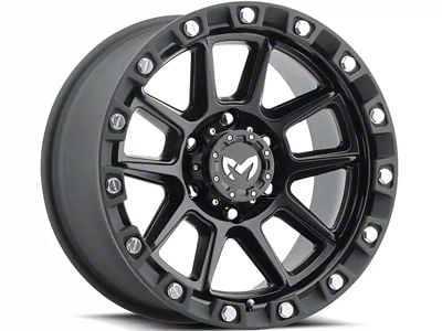 MKW Offroad M205 Satin Black Wheel; 18x9; 1mm Offset (18-25 Jeep Wrangler JL)