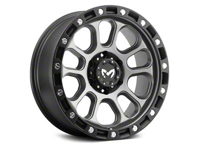 MKW Offroad M204 Matte Gray 6-Lug Wheel; 18x9; 1mm Offset (16-24 Titan XD)