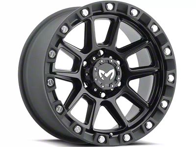 MKW Offroad M205 Satin Black 6-Lug Wheel; 18x9; -12mm Offset (16-24 Titan XD)