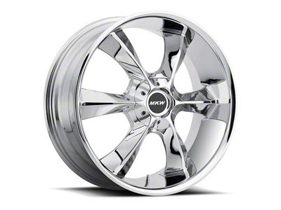 MKW Offroad M119 Chrome 6-Lug Wheel; 20x9; 18mm Offset (22-25 Tundra)