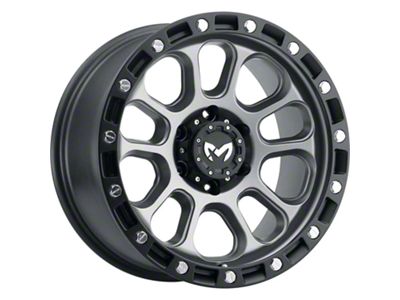 MKW Offroad M204 Matte Gray 6-Lug Wheel; 18x9; -12mm Offset (22-25 Tundra)