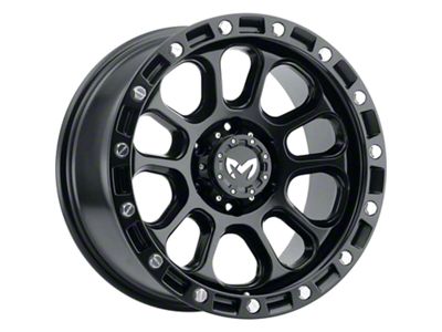 MKW Offroad M204 Satin Black 6-Lug Wheel; 18x9; -12mm Offset (22-25 Tundra)