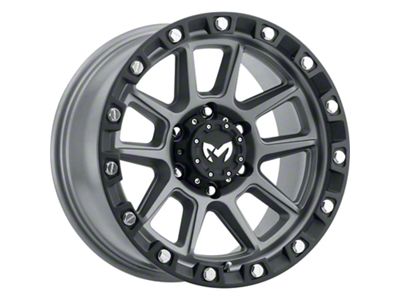 MKW Offroad M205 Matte Gray 6-Lug Wheel; 18x9; -12mm Offset (22-25 Tundra)