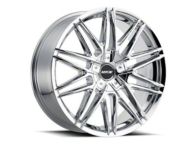 MKW M124 Chrome 6-Lug Wheel; 22x9; 35mm Offset (16-24 Titan XD)