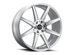 MKW M141 Silver 6-Lug Wheel; 24x10; 20mm Offset (16-24 Titan XD)