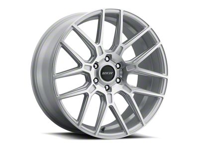 MKW M142 Silver Machined 6-Lug Wheel; 22x9.5; 20mm Offset (16-24 Titan XD)