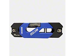 Mojab Offroad Aluminum Recessed Winch Shackle and Fairlead Kit with Closed Latch; Blue