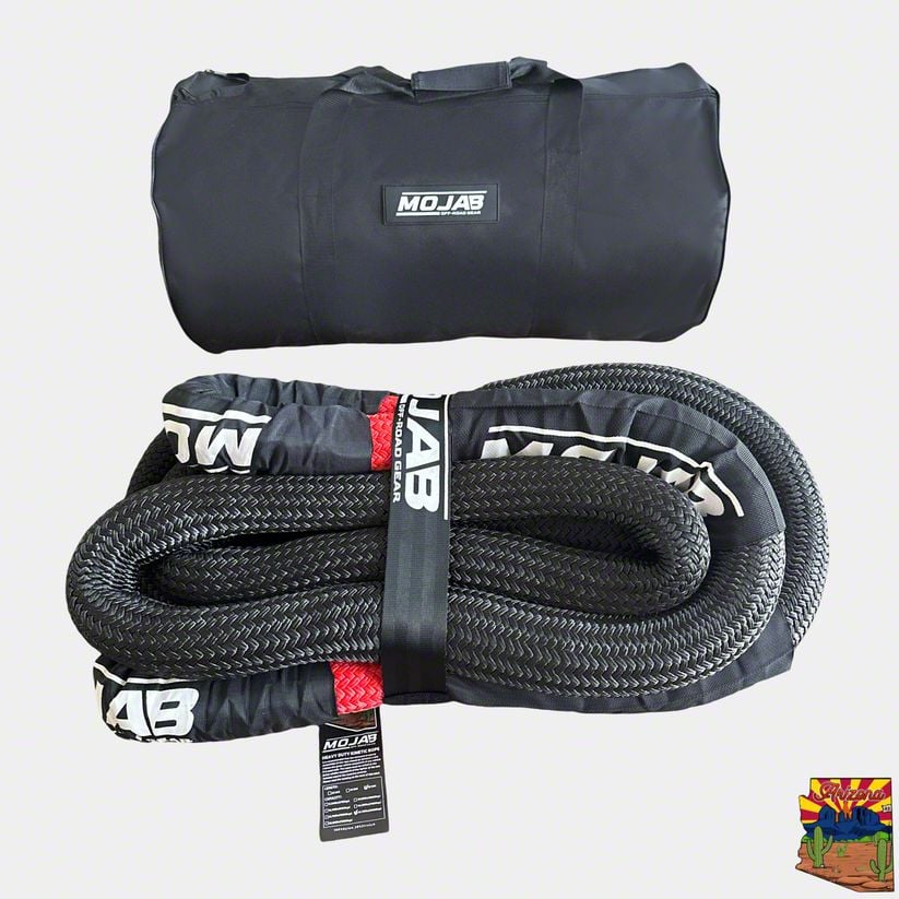 Mojab Offroad Tacoma 1-Inch x 30-Foot Kinetic Rope with Storage Bag ...