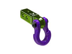 Moose Knuckle Offroad Jowl Split Shackle 3/4 and Mohawk 2.0 Receiver Combo; Bean Green/Grape Escape (Universal; Some Adaptation May Be Required)