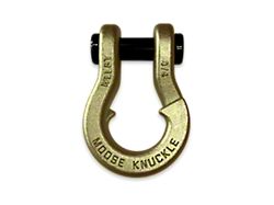 Moose Knuckle Offroad Jowl Split Recovery Shackle 3/4; Brass Knuckle