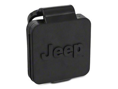 Mopar 2-Inch Hitch Receiver Plug with Jeep Logo (66-25 Jeep CJ5, CJ7, Wrangler YJ, TJ, JK & JL)