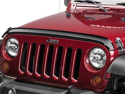 Mopar Front Air Deflector; Smoked (07-18 Jeep Wrangler JK)