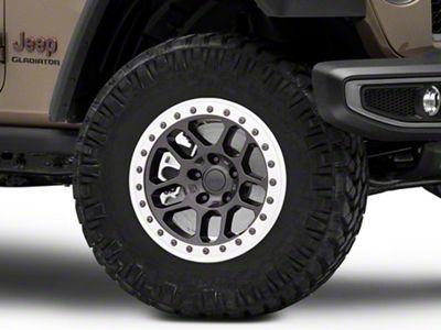 Mopar True Beadlock Capable Satin Black Wheel; 17x8; 12mm Offset (20-25 Jeep Gladiator JT)