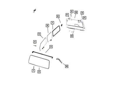Mopar Gorilla Glass Windshield (20-23 Jeep Gladiator JT)