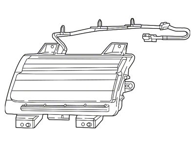 Mopar Parking Light Assembly; With Daytime Running Lights; Right (20-25 Jeep Gladiator JT)