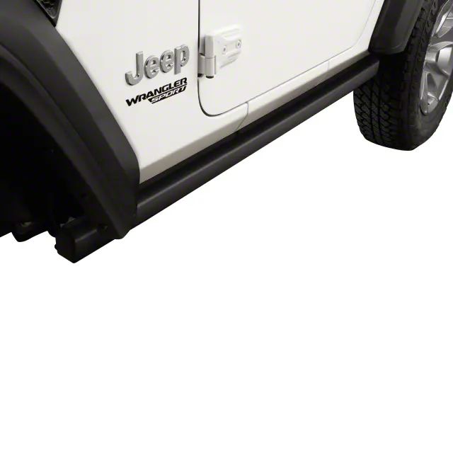 Mopar Jeep Gladiator Rubicon Rock Rails; Satin Black 82215605AB (20-25 ...