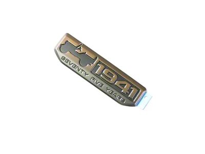 Mopar 75th Anniversary Since 1941 Badge; Bronze (07-18 Jeep Wrangler JK)