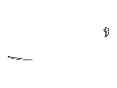 Mopar Bumper Support; Steel; Outer; Lower; Bracket; Rear Left (13-18 Jeep Wrangler JK)