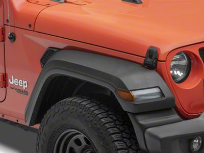 Mopar Fender Flare; Front Right; Black (18-25 Jeep Wrangler JL)