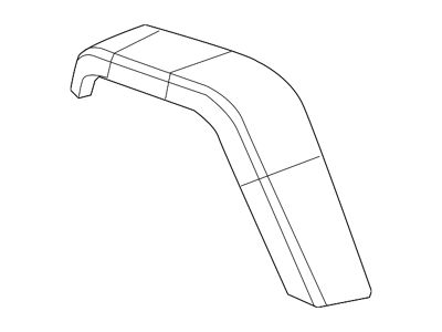 Mopar Fender Flare; With LED Accent Light; Front Right (18-25 Jeep Wrangler JL)
