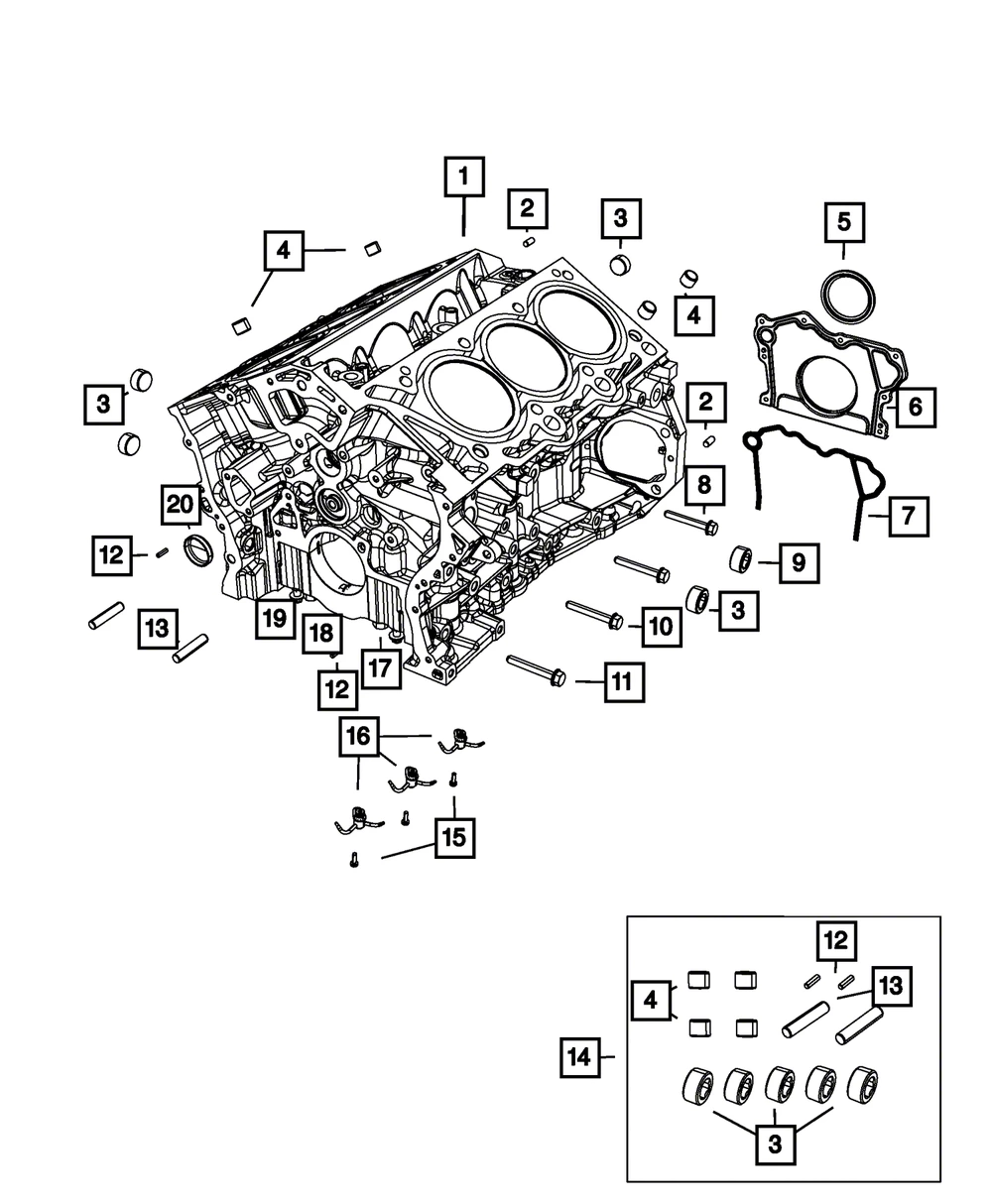 Mopar Jeep Wrangler Hood Pop Up Spring Bolt 06104136AA (07-18 Jeep ...