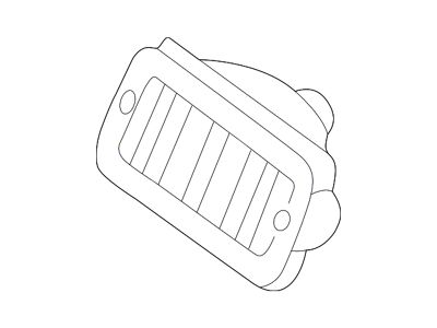 Mopar Parking Light Assembly; Left; Without Bulb (97-06 Jeep Wrangler TJ)