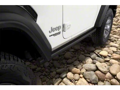 Mopar Performance Rock Rails; Textured Black (18-25 Jeep Wrangler JL 2-Door)