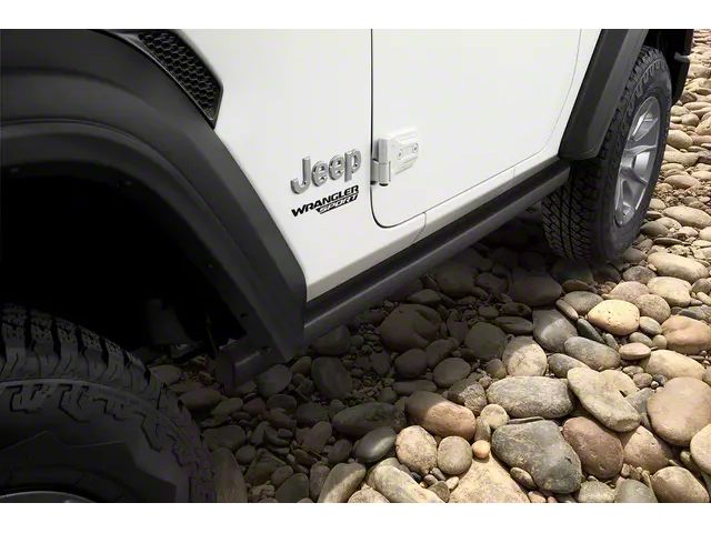 Mopar Jeep Wrangler Performance Rock Rails; Textured Black 82215129AB ...