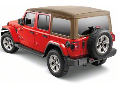 Mopar Sunrider Soft Top with Tinted Windows; Tan Twill (18-25 Jeep Wrangler JL 4-Door)