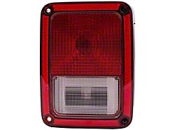 Mopar Factory Replacement Tail Light; Black Housing; Clear Lens; Passenger Side (07-18 Jeep Wrangler JK)