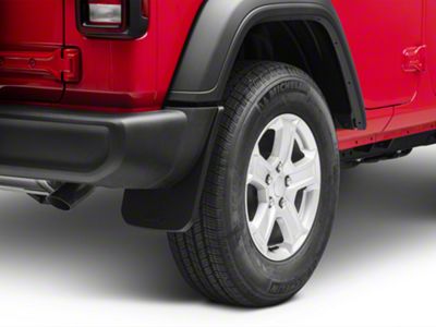 Mopar Rear Molded Splash Guards (18-25 Jeep Wrangler JL Sahara, Sport)